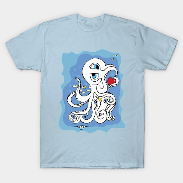 es octopus doodleflow T-Shirt by ed100